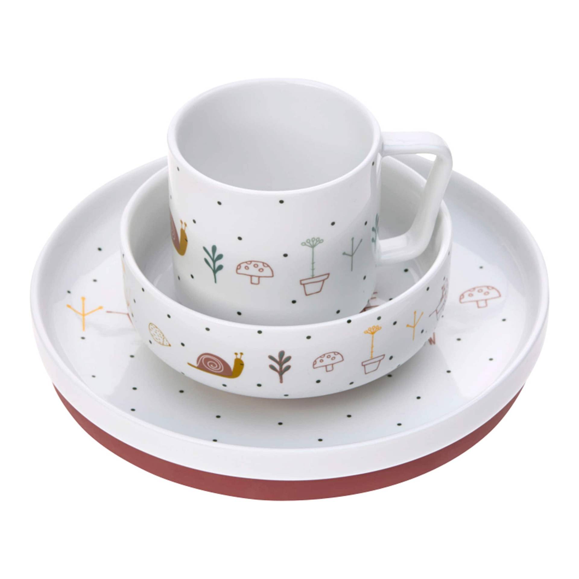 Lässig 3-tlg. Geschirrset Porzellan Lässig 3-tlg. Geschirrset Porzellan von Lässig