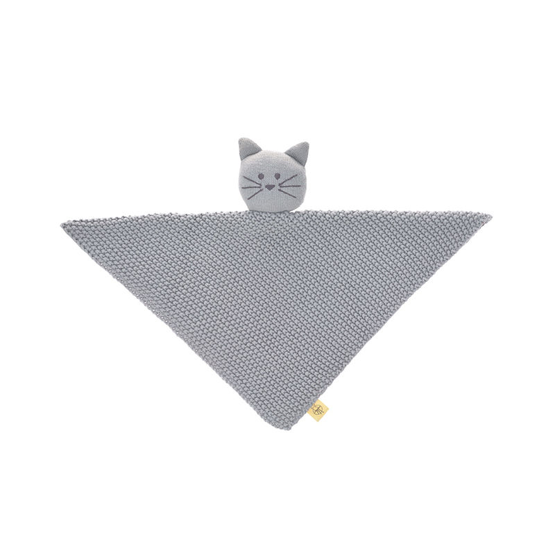 Schmusetuch LITTLE CHUMS – CAT in grau von Lässig