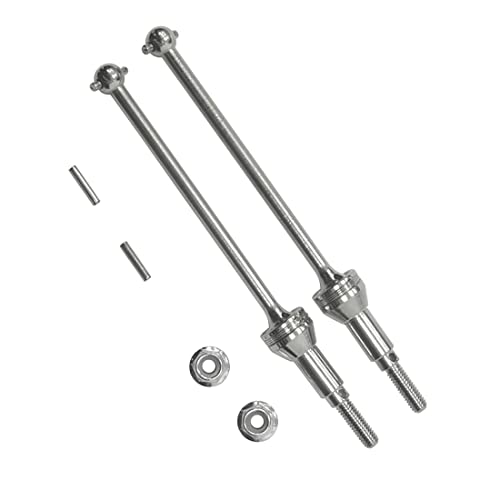 Lahdrhab Vordere Antriebswelle aus Metall für HBX 901 901A 903 903A 905 905A 1/12 RC Auto Upgrades Teile Ersatzzubehör, 2 Stück von Lahdrhab