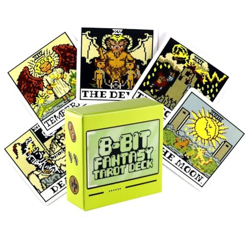 8-Bit-Fantasy-Tarot-Deck,8 Bit Fantasy Tarot Deck,Tarot Deck,Firend Game von LaiCongCard