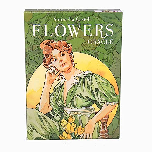 Antonella Castelli Blumen Orakelkarten,Antonella Castelli Flowers Oracle Cards,Tarot Card,Firend Game von LaiCongCard