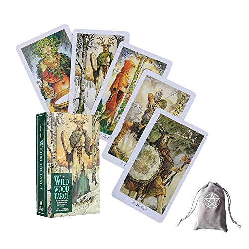 Die Wild Wood Tarot-Karten,The Wild Wood Tarot Cards,with Bag,Firend Game von LaiCongCard