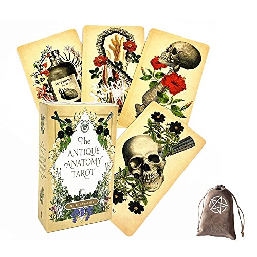 Die antiken Anatomie-Tarotkarten,The Antique Anatomy Tarot Cards,with Bag,Firend Game von LaiCongCard