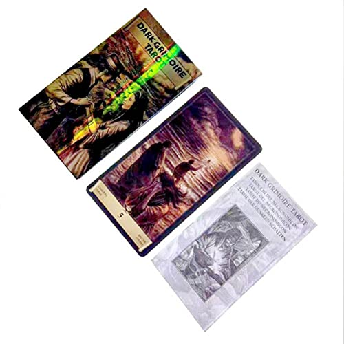 Dunkles Grimoire-Tarot mit Ratgeber,Dark gerimoire Tarot,Tarot Card,Firend Game von LaiCongCard