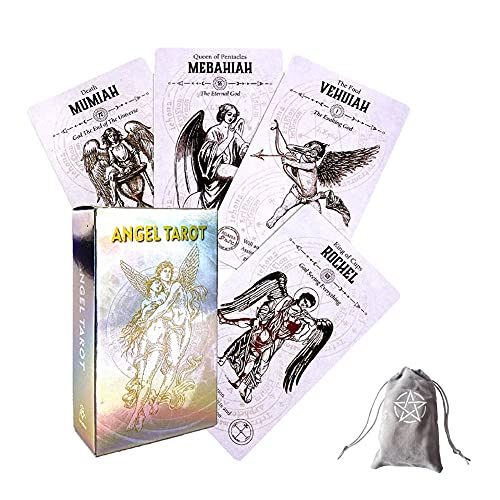 Engel Tarotkarten,Angel Tarot Cards,with Bag,Firend Game von LaiCongCard