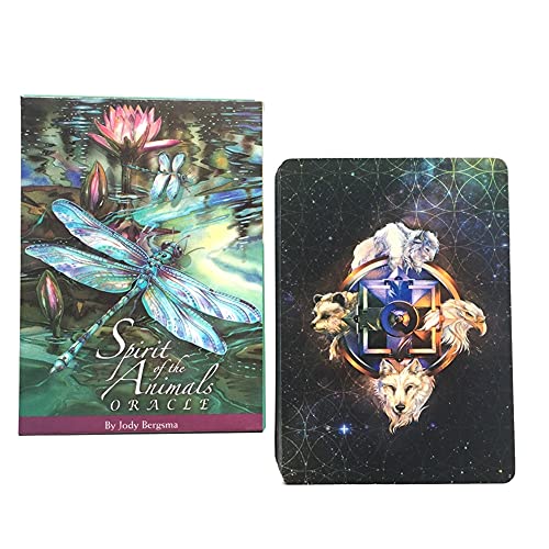 Geist der Tiere Orakelkarten,Spirit of The Animals Oracle Cards,Tarot Card,Firend Game von LaiCongCard