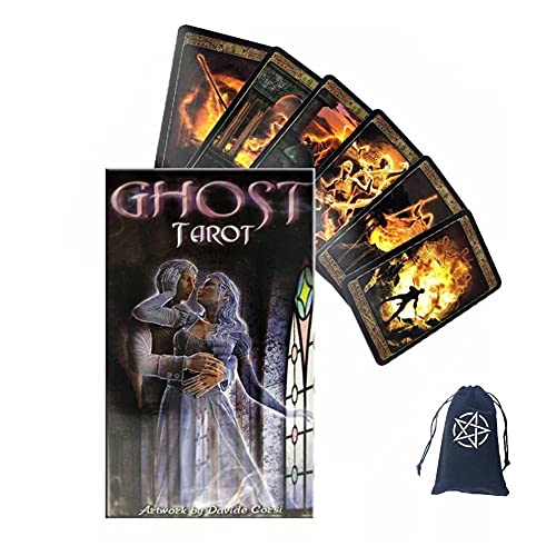 Geister-Tarot-Karten,Ghost Tarot Cards,with Bag,Firend Game von LaiCongCard