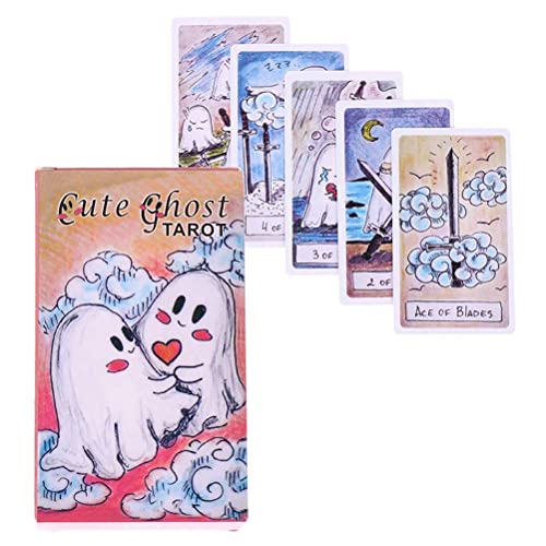 Nettes Geister-Tarot, Cute Ghost Tarot,Tarot Card,Firend Game von LaiCongCard