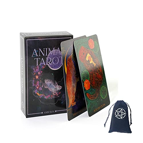 Oriens Tier-Tarot,Oriens Animal Tarot,with Bag,Firend Game von LaiCongCard