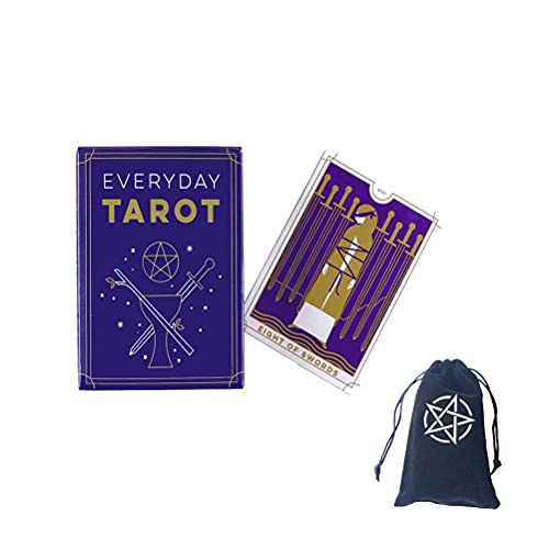 Tarot-Karten für jeden Tag,Everyday Tarot ​Cards,with Bag,Firend Game von LaiCongCard