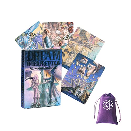 Traumdeutungskarten Tarot,Dream Interpretation Cards,with Bag,Firend Game von LaiCongCard