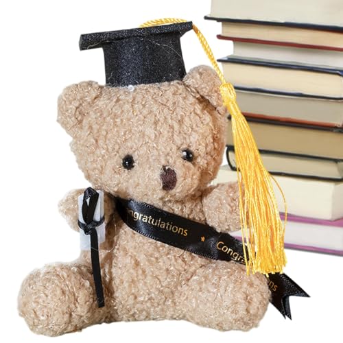Lainiaoly Bär Graduation Gift, 13cm -Bären -Stofftier Mit Diplom - Abschluss -Souvenir, Schöne Absolventen Glückwunschgeschenk Für Sie, Weiche Flauschige Tierdesktop -Ornament Für Schule Lainiaoly Bär Graduation Gift, 13cm -Bären -Stofftier Mit Diplom - Abschluss -Souvenir, Schöne Absolventen Glückwunschgeschenk Für Sie, Weiche Flauschige Tierdesktop -Ornament Für Schule von Lainiaoly