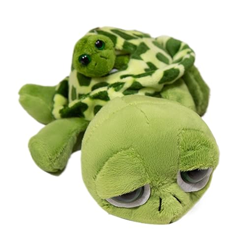 Lainiaoly Gefülltes Schildkröten-Plüschtier, Schildkröten-Stofftier - Big Eyes Kids Kuscheltiere Plüschpuppe - Entzückende Tier-Plüschtiere, Tier-Deko-Kissen für Wohnzimmer und Schlafzimmer von Lainiaoly