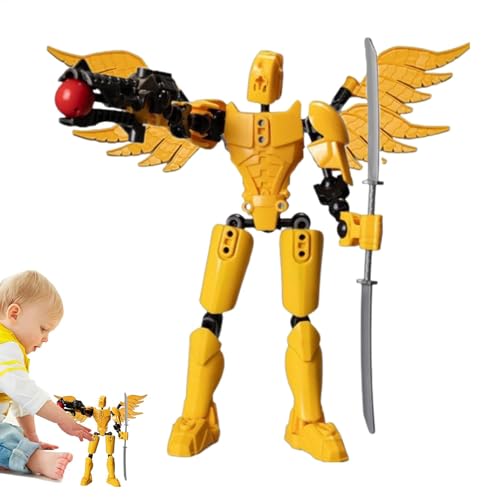 Lainiaoly Mehrgelenkige bewegliche Actionfigur,Mehrgelenkiger beweglicher Roboter, Mehrgelenkiger beweglicher Roboter, Spielfiguren & Spielsets Robuste kreative Actionfiguren für Kinder von Lainiaoly