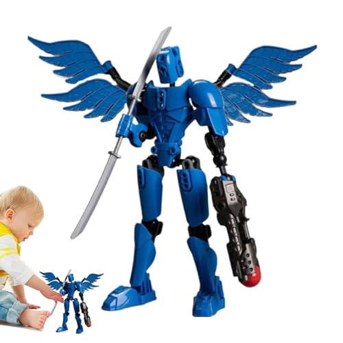 Lainiaoly Mehrgelenkiger beweglicher Roboter,Mehrgelenkige bewegliche Actionfigur - Mehrgelenkiger beweglicher Roboter - Spielfiguren & Spielsets Robuste kreative Actionfiguren für Kinder von Lainiaoly