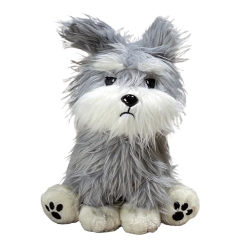 Lainiaoly Plüsch Schnauzer Hund Spielzeug - Realistisches Plüschtier Für Den Tisch | Kuscheltier Zum Umarmen Als Dekoration Für Wohnzimmer Kinderzimmer Und Lainiaoly Plüsch Schnauzer Hund Spielzeug - Realistisches Plüschtier Für Den Tisch | Kuscheltier Zum Umarmen Als Dekoration Für Wohnzimmer Kinderzimmer Und von Lainiaoly