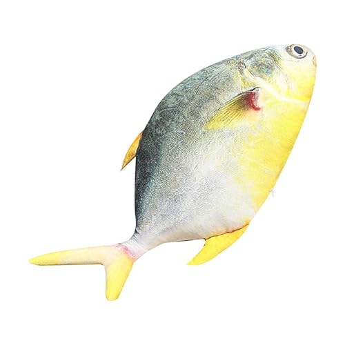 Lainiaoly Simulations-Fisch-Plüschtier, Fisch-Stofftier, Plüschpuppen-Simulationsfisch, Weiches Tier-Fisch-Plüschspielzeug, Kreative Geschenkidee, Heimdekoration, Pomfret-Brasse von Lainiaoly