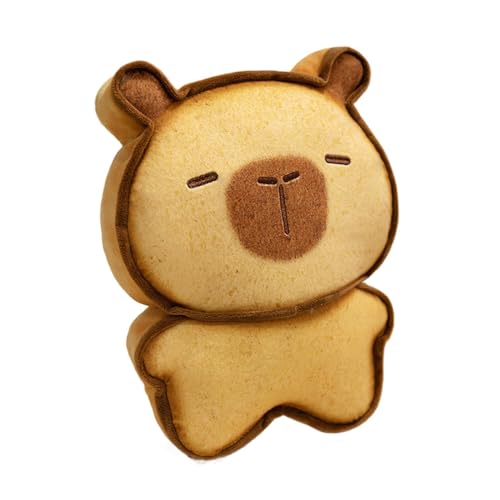 Lainiaoly Toast Capybara Plüschpuppe, Capybara Plüsch Puppenkissen, Niedlichen Capybara Plushie, Stofftier Brot Capybara von Lainiaoly