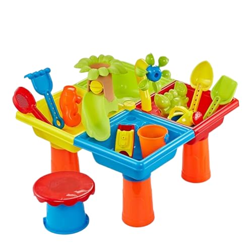Lainiaoly Wasser Sand Tisch | Outdoor Sandstrand Tisch Spielzeug,Sensorisches Spielzeug Set Für Draußen Garten Hinterhof Kinder Mädchen Lainiaoly Wasser Sand Tisch | Outdoor Sandstrand Tisch Spielzeug,Sensorisches Spielzeug Set Für Draußen Garten Hinterhof Kinder Mädchen von Lainiaoly