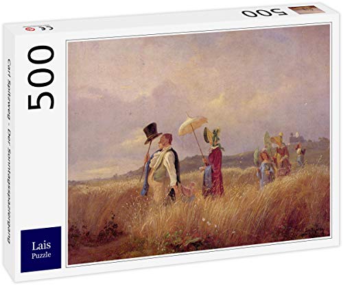 Carl Spitzweg - Der Sonntagsspaziergang - 500 Teile (Puzzle) von Lais Puzzle