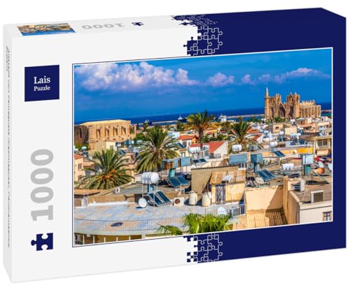 Lais Puzzle Altstadt von Famagusta (Gazimagusa), Panoramablick. Zypern 1000 Teile von Lais Puzzle