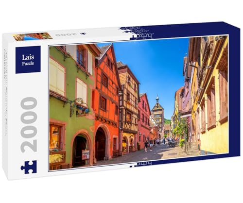 Lais Puzzle Altstadt von Riquewihr, Elsass, Frankreich 2000 Teile von Lais Puzzle