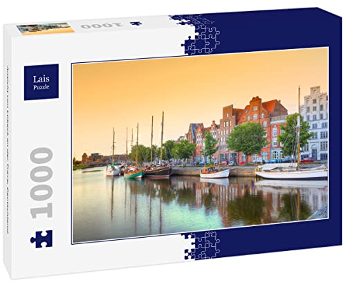 Lais Puzzle Ansicht von Lübeck an der Trave, Deutschland. 1000 Teile von Lais Puzzle