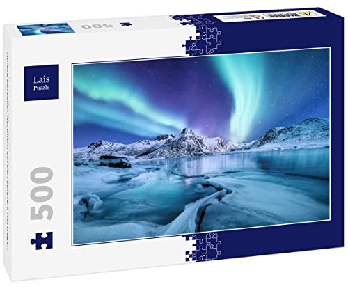 Lais Puzzle Aurora Borealis/Nordlicht auf den Lofoten, Norwegen 500 Teile von Lais Puzzle