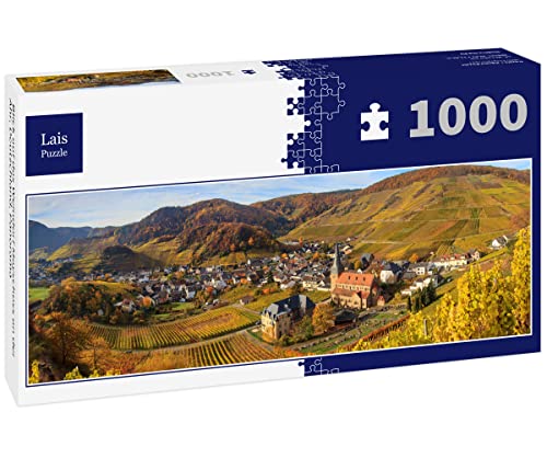 Lais Puzzle Blick auf das Weindorf Mayschoss an der AHR, Deutschland, Panorama 1000 Teile von Lais Puzzle