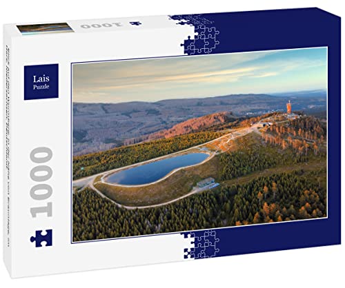 Lais Puzzle Blick auf den Wurmberg, in der Nähe von Braunlage, im Harz, Niedersachsen, Deutschland. 1000 Teile von Lais Puzzle