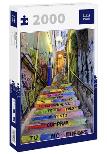 Lais Puzzle Bunte Treppen in Valparaiso, Chile 2000 Teile von Lais Puzzle