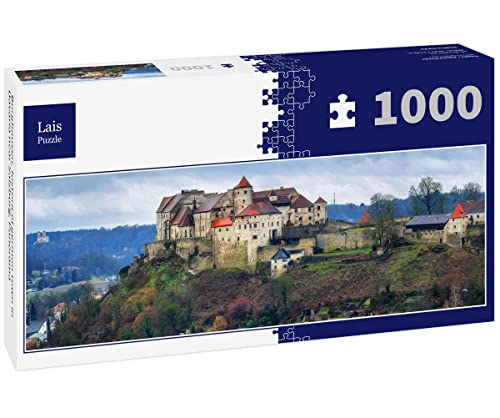 Lais Puzzle Burghausen, Historical German Town in Bavaria Near Salzburg, Panorama 1000 Teile von Lais Puzzle