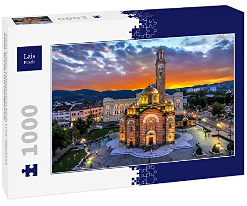 Lais Puzzle Christ-Erlöser-Kathedrale in Banja Luka, Republika Srpska, Bosnien und Herzegowina 1000 Teile von Lais Puzzle