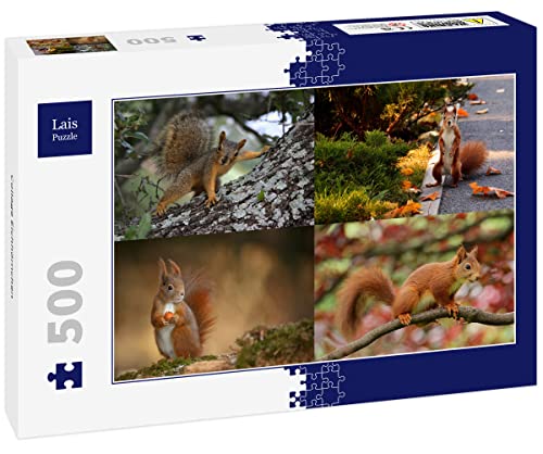 Lais Puzzle Collage Eichhörnchen 500 Teile von Lais Puzzle