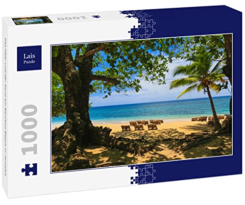 Lais Puzzle Das Meer und der Sand am Bamboo Beach in Jamaika 1000 Teile von Lais Puzzle