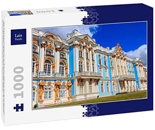 Lais Puzzle Der Katharinenpalast ist EIN Rokoko-Palast in der Stadt Zarskoje Selo (Puschkin), 30 km südlich von Sankt Petersburg, Russland. Er war die Sommerresidenz der russischen Zaren. 1000 Teile von Lais Puzzle