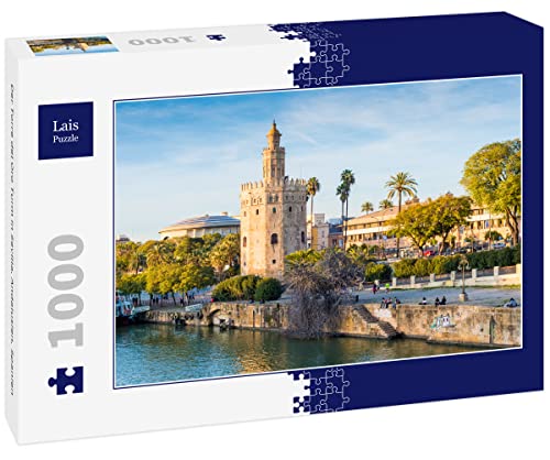 Lais Puzzle Der Torre del ORO Turm in Sevilla, Andalusien, Spanien 1000 Teile von Lais Puzzle