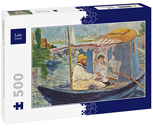 Lais Puzzle Edouard Manet - Claude Monet in seinem Atelier (Argenteuil) 500 Teile von Lais Puzzle