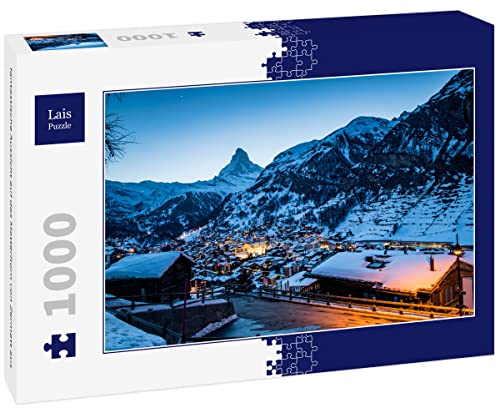 Lais Puzzle Fantastische Aussicht auf das Matterhorn von Zermatt aus 1000 Teile von Lais Puzzle