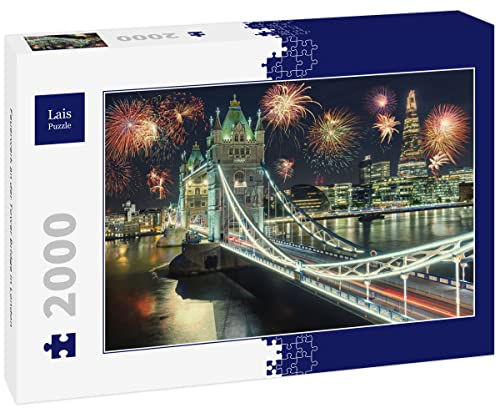 Lais Puzzle Feuerwerk an der Tower Bridge in London 2000 Teile von Lais Puzzle