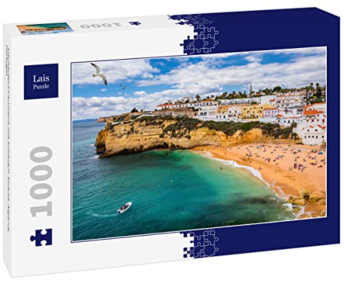 Lais Puzzle Fischerdorf Carvoeiro mit schönem Strand, Algarve, Portugal 1000 Teile von Lais Puzzle