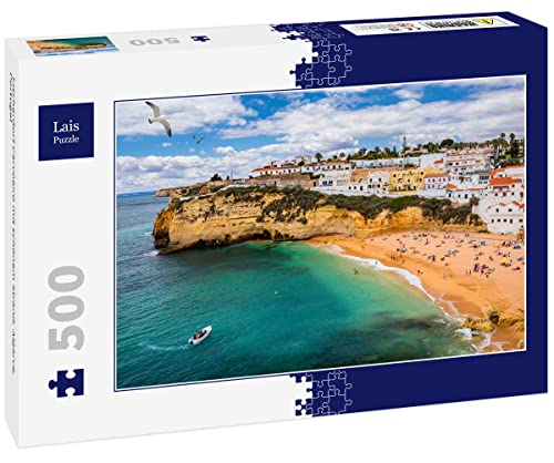 Lais Puzzle Fischerdorf Carvoeiro mit schönem Strand, Algarve, Portugal 500 Teile von Lais Puzzle