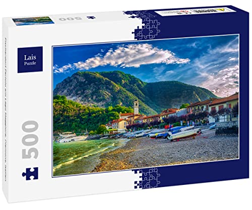 Lais Puzzle Fischerdorf Feriolo am Lago Maggiore, Piemont, Italien 500 Teile von Lais Puzzle