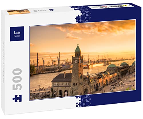 Lais Puzzle Hamburg Landungsbrücken 500 Teile von Lais Puzzle