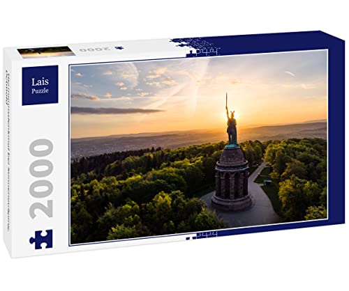 Lais Puzzle Hermannsdenkmal bei Sonnenaufgang, Detmold 2000 Teile von Lais Puzzle