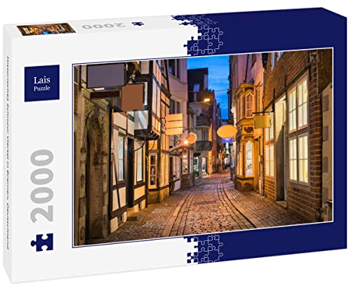 Lais Puzzle Historisches Schnoor Viertel in Bremen, Deutschland 2000 Teile von Lais Puzzle