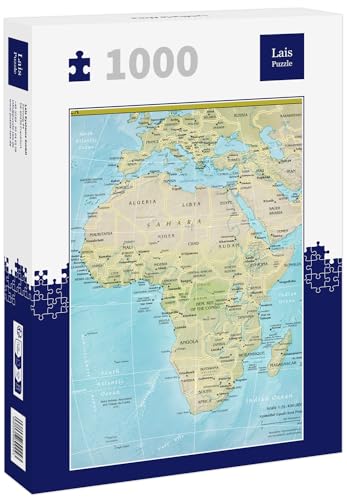 Lais Puzzle Landkarte Afrika 1000 Teile von Lais Puzzle
