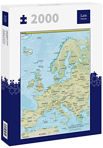 Lais Puzzle Landkarte Europa 2000 Teile von Lais Puzzle