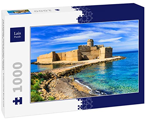 Lais Puzzle Le Castella. Isola di Capo Rizzuto - erstaunliche Burg und schönes Meer in Kalabrien, Italien 1000 Teile von Lais Puzzle