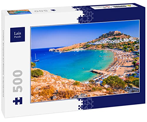 Lais Puzzle Lindos, Akropolis auf Rhodos, Griechenland 500 Teile von Lais Puzzle